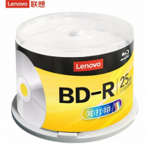 联想（Lenovo）BD-R蓝光光盘/刻录盘 6-12速25G 可打印 50片桶装